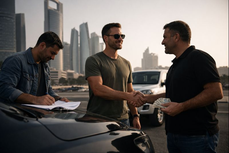sell my car no hassle service in Abu Dhabi